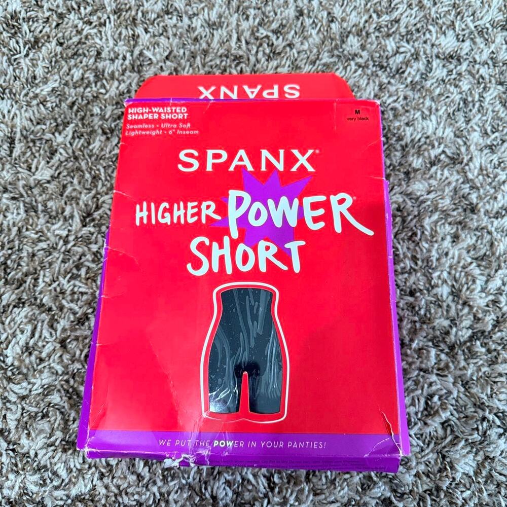 SPANX Higher Power Short - Very Black M